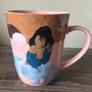 Boho coffee mug neutral muted boho NEW